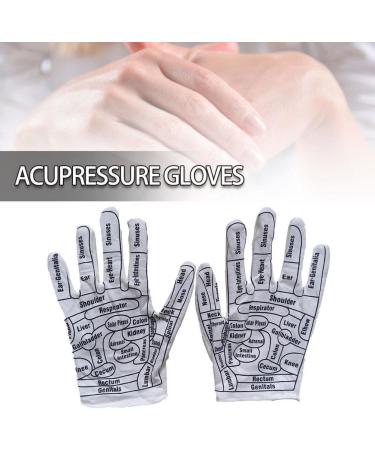 Hand Reflexology Acupoint Acupressure Tools Glove Reusable Point Household Textured Exfoliator Gloves Mittens Y6C5 Colorful One Size - Buy Online on GoSupps.com