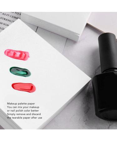 Nail Palette Makeup Palette Paper Sickle Eyeliner Brush Double Ended Eyeliner Detail Brush Nail Coloring Paper Manicure Tools Kit for Nail Art DIY Supplies Painting S - Buy Online on GoSupps.com