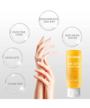LKJYBG Peel Off Hand Wax Mask | 24K Moisturizing Paraffin Wax for Hand Care & Repair - 30ml - Buy Online on GoSupps.com