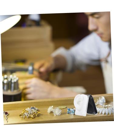 Healvian Silicone Ear Model Set - Jewelry Earrings Display & Studs Mold - 3D Imitation Real Ear - 8x5cm - Assorted Colors - Buy Online on GoSupps.com