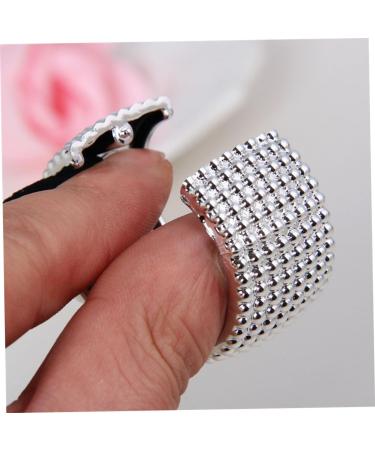 Beatifufu Hair Ties for Women Ponytail Holder Elastic Hair Ties Punk Hair Tie Goody Hair Ties Ponytail Tie Rhinestone Hair Bands for Women's Hair Fashion Hair Accessories Cuff Miss Hairpin - Buy Online on GoSupps.com