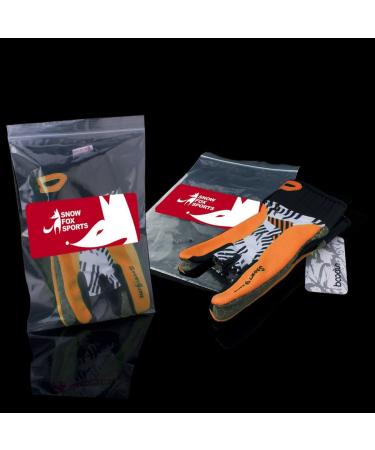 Bowling Gloves Silicone Antiskid Wrist Support Thumb Protector Orange M(2.76 - 3.15) - Snow Fox Sports - Buy Online on GoSupps.com