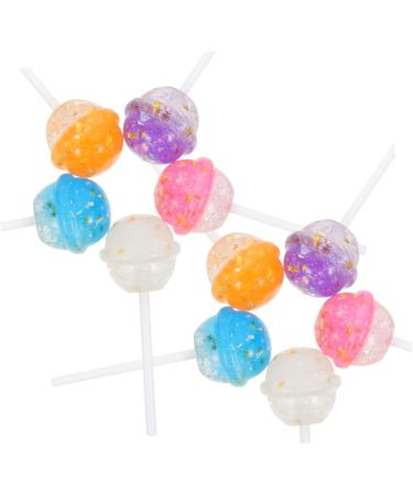 UPKOCH 20 Pcs Fake Lollipop Candy Toy Lollipop Birthday Giant Candy Faux Candy Lollipop Picks Resin - Buy Online on GoSupps.com