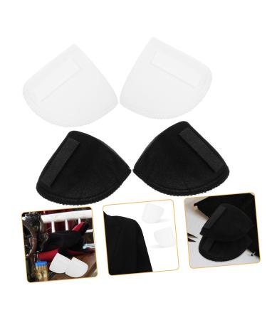 VALICLUD pauli res Pour V tements F minins Mousse Polyester paulettes Antid rapantes L g res Lot 4 Pi ces Noir Et Blanc Coussinets Confortables Pour Costume Et Pull