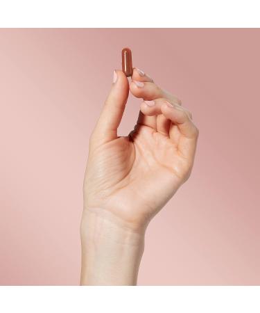 Hair Food Hair Skin and Nails Vitamins - Gluten Free & Vegan with Probiotic Biotin for Hair Growth - 30 Capsules - Buy Online on GoSupps.com