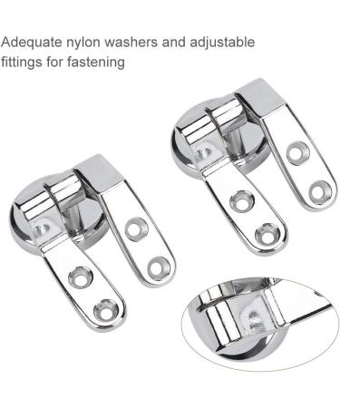 BYERZ Nylon Fixing Nuts Adjustable Practical Toilet Lid Hinges General Toilet Lid Accessories Repair Replacement Kit - Buy Online on GoSupps.com