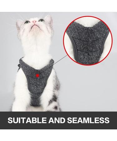 Ultra-Light Adjustable Cat Dishes & Escape Protection Vest for Kittens Soft Padded Running Jacket (1 Pack) - Gray - Buy Online on GoSupps.com
