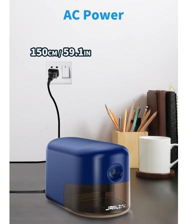 JARLINK Electric Heavy Duty Pencil Sharpeners for 6-8mm No.2/Colored Pencils  Wall Industrial Pencil Sharpener with Stronger Helical Blade in Classroom/Office/Home (Blue) - Buy Online on GoSupps.com