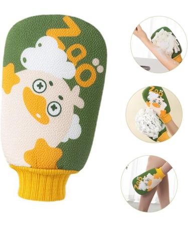 Beatifufu Bath Flower Gloves Body Washing Scrubbers Exfoliating Bath Gloves Shower Scrub Gloves Bathing Tool Exfoliating Glove Bath Loufas Exfoliating Bath Scrubber Bath Loofah 23x13cm Green - Buy Online on GoSupps.com