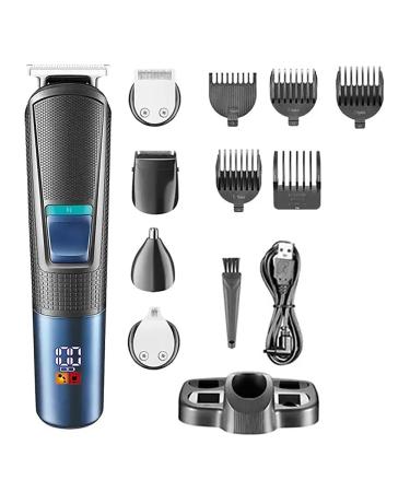Hair Clippers for Men All in One Rechargeable Beard Hair Trimmer for Men Grooming Kit Electric Shaver Body Trimmer Edge Nose Ear Trimmer Eyebrow