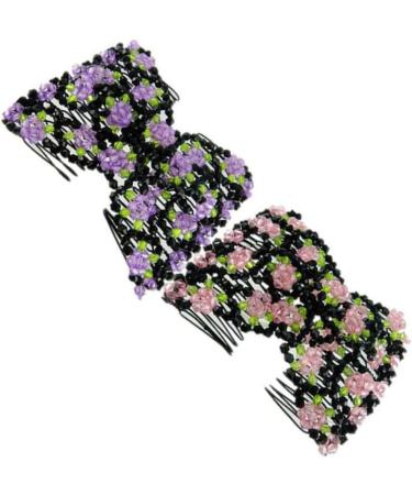 FRCOLOR Rhinestone Headpiece hair flower rhinestone hair hair slide clip bridal headpieces for bridal hair rhinestone barrettes rhinestones Rhinestone Hair Clip - Buy Online on GoSupps.com