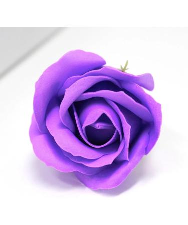 Ancient Wisdom 50 x Craft Soap Flowers - Med Rose - Lavender - Buy Online on GoSupps.com