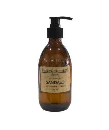 Naturalbiogreen Shower gel with sandalwood scent luxurious nourishing 300 ml