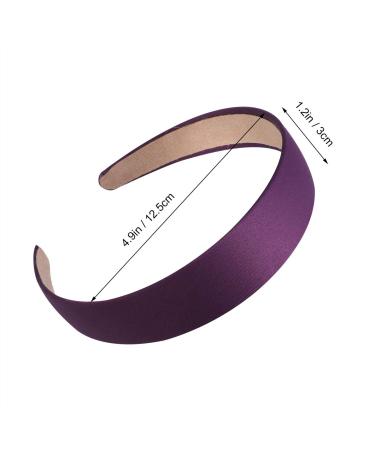 frcolor Hard Shell Headbands | Wide Satin Non-Slip Hairbands for Women & Girls - Random Colors - International Shipping - Buy Online on GoSupps.com