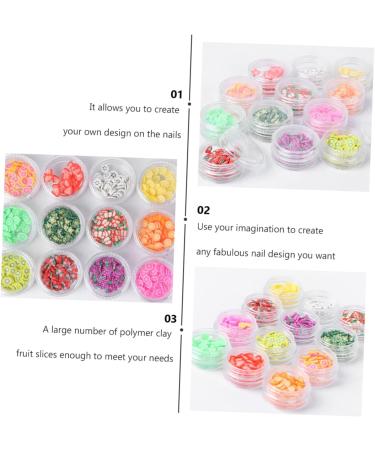 FOMIYES 1 Set Nail Slice Decorations Food Colouring Nail Art Slices Fruit Manicure Sequins Nail Art Decals 3d Fruit Slices Fruit Charms Nail Embellishments Charms for Slice Nail Decoration - Buy Online on GoSupps.com