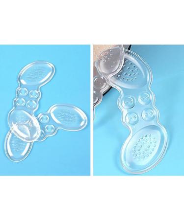 Buy Flexible Adhesive Heel Cushion Pads - Reusable Soft Grip & Scratch-Proof - 2 Pairs for Ultimate Foot Care - Buy Online on GoSupps.com