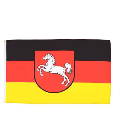 AZ FLAG Flag Lower Saxony 150x90cm - Lower Saxony flag 90 x 150 cm - flags Top quality - Buy Online on GoSupps.com