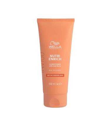 Wella Professionals Invigo Nutri Enrich Nourishing Anti-Frizz Conditioner with Oleic Acid & Goji Berry - Restores Dry Damaged Hair 200ml