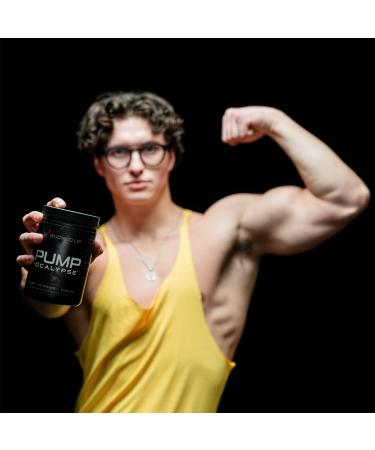 Pump-ocalypse Tropical | Nitric Oxide and L Arginine Supplement with Citrulline Malate GlycerPump | Ultimate N.O. Booster | Lean Muscle Support for Blood Flow Vascularity Hydration and Endurance - Buy Online on GoSupps.com