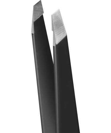 PARSA Beauty Professional Slanted Tweezers 9.6 cm - Made in Germany Eyebrow Plucking Includes Transport Box Premium Solingen Quality - Buy Online on GoSupps.com