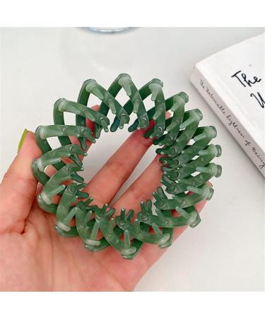 Expandable Pony Tail Holders Hair Clips Vintage Geometric Retractable Hair Loops Bird Nest Shaped Hair Clips Hair Donut Bun Maker Hair Accessory Hair Styling Tool for Women Girls - Buy Online on GoSupps.com