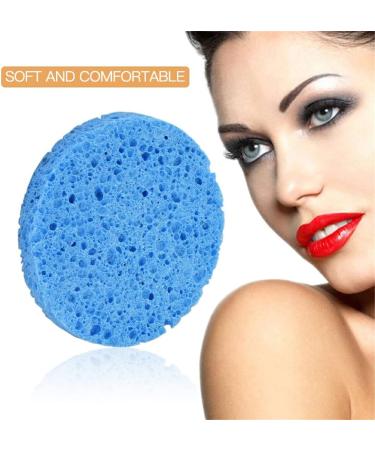 kawehiop 10 Pieces Facial Cleaning Sponges Exfoliating Round Reusable Cosmetic Sponge Professional Skincare Clean Beauty - Buy Online on GoSupps.com