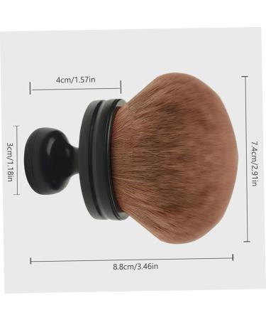Body Makeup Brush 2.9" Dia. Wide-headed Self Tanner Brush Oval Kabuki Brush Portable Blend and Blur Body Brush for Makeup Legs Arms Face Body Blend and Blur Body Brush - Buy Online on GoSupps.com