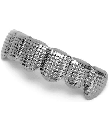 Hip Hop Hollow Tooth Hip Hop Teeth Grillz Easy to Wear Portable Rapper Costume Teeth Jewelry and Party Photo Props for Halloween for Women Men Gift (Black) - Buy Online on GoSupps.com