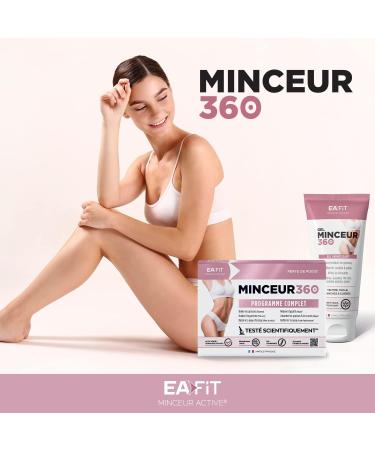 Eafit Minceur - SLIMMING GEL 360 - SLIMMING GEL - Guarana - Green tea - Menthol - Reduces fat - Firms Refines the silhouette - Fresh and Toning effect - Stomach - Hips - Thighs - 200 ml - Buy Online on GoSupps.com