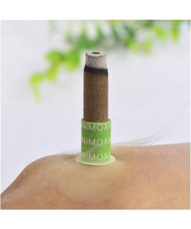 Shop Moxibustion Stick 180pcs - Mini Moxibustion Stickers & Moxa Tube for Meridian Massage Therapy | Health Care & Warm Body Relief - Buy Online on GoSupps.com
