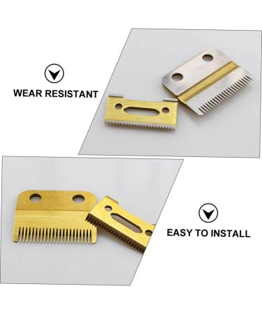 CRILSTYLEO 2 Sets Hair Cutting Head Replacement Blades for Hair Clippers Electric Hair Trimmer Hair Trimmer Head Replacement Blades for Electric golden 4.50X3.80X0.50CM Golden 4.50X3.80X0.50CM - Buy Online on GoSupps.com