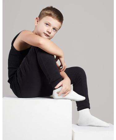 30 Pair Seamless Cotton Crew Socks for Kids | Soft, Sensory-Friendly Design for Boys and Girls - Buy Online on GoSupps.com