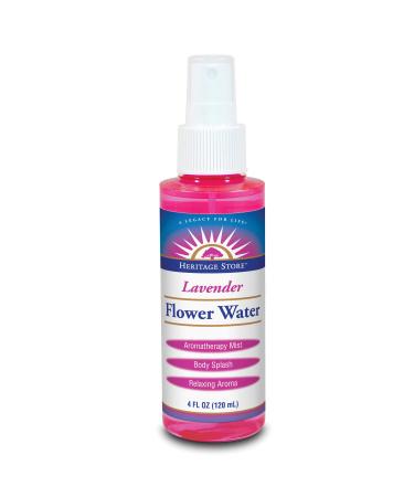 HERITAGE STORE Lavender Water, Spray, Lavender (Btl-Plastic) | 4oz - Buy Online on GoSupps.com