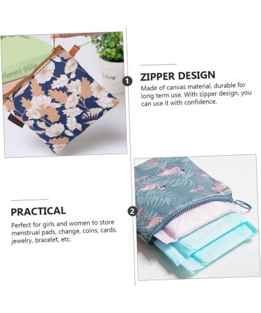 SEWOART 4pcs Sanitary Napkin Storage Bag Travel Pouch Set - Organizer for Sanitary Pads & Tampons - Buy Online on GoSupps.com