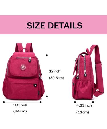 Fadsace Women's Waterproof Nylon Backpack for Hiking & Camping - Black - Buy Online on GoSupps.com