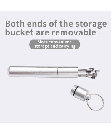 TOOKICHI 6-in-1 Ear Wax Removal Kit - Stainless Steel Ear Pick Tools with Keychain Box - Buy Online on GoSupps.com