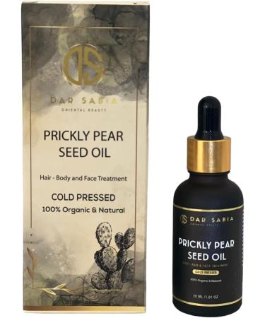 BEST PURE and ORGANIC BARBARIAN FIG SEED OIL for face. Excellent anti-aging and anti-dark circles oil. 100% pure natural vegan and ecocert. Cold pressure: extra-virgin anti-UV lacon. 30ml