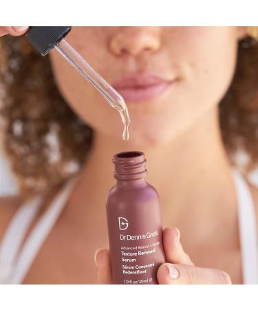 Dr. Dennis Gross Advanced Retinol + Ferulic Texture Renewal Serum 1 oz - Smooth, Retextured Complexion - Buy Online on GoSupps.com