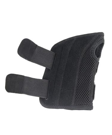 FOMIYES Wrist Splint for Carpal Tunnel Cleat Breathable Wrist Support Wrist Braces Wrist Strap Carpal Tunnel Night Splint Carpal Tunnel Brace Hand Men and Women Thumb Wrist Rest L Black