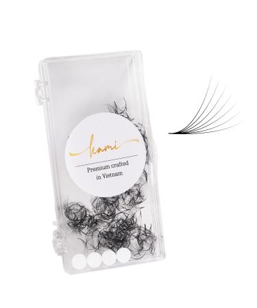 KAMI LASHY 500 Promade Fan Eyelash Extension Kit  Loose Mink Lashes for Natural Looking  C/CC/D Curl  0.03/0.05/0.07mm Thickness  8-15mm Length  Easy Application with 3D-16D Volume Lashes (5D-0.07-CC  12mm) 5D-0.07-CC-12...