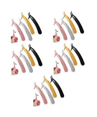 FRCOLOR 20 Pieces False Eyelash Tool Slim Mascara Makeup Tools Applicator Eyelash Curler Stainless Steel