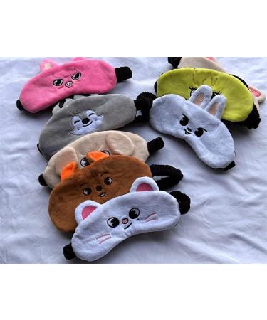 Stray Kids Kpop Eye Mask World Tour MANIAC SKZOO Wolfchan Short Plush Sleeping Mask - Buy Online on GoSupps.com
