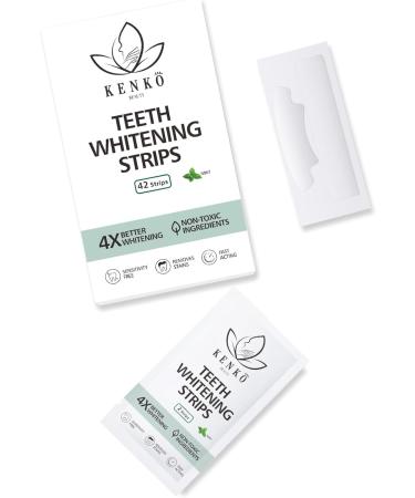 Peroxide-Free Pap+ Teeth Whitening 42 Strips - Professional Teeth Whitening Strips for Sensitive Teeth - Gentle on Veneers - Easy 30-Minute Application - Natural Non-Peroxide Formula - Buy Online on GoSupps.com