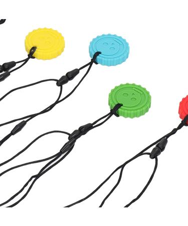 5PCS Silicone Baby Bite Toys - BPA & PVC Free Skull Pattern Teething Rings in 5 Colors | Safe Daily Use - Buy Online on GoSupps.com