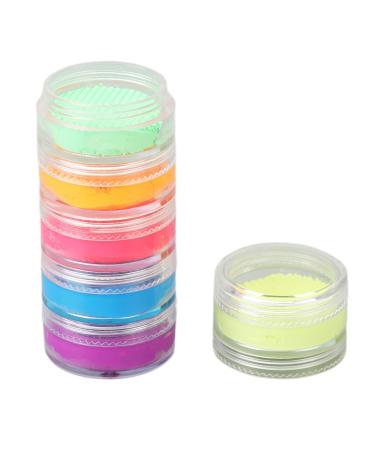 In the dark glowing color 6-color facial painting set facial body paint set bodyypainting balm ultraviolet bright water-based body-based body-based body