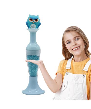 Rhinestone Picker Dotting - Cartoon Gem Tool | Wax Pencil Crystal Beads Handle for Manicure Nail Art Decoration Nail Art Gem Crystal Pick Up Rhinestone Pickup owl blue