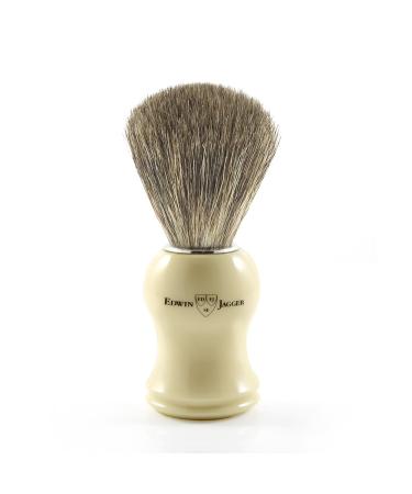 Edwin Jagger Pure Badger Shaving Brush Imitation Ivory