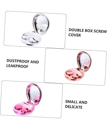 Solustrie 3 PC Osterei Glasses Case | Portable Lens Storage & Travel Box | Durable ABS Container for Round Lenses - Buy Online on GoSupps.com