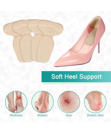 Heel Pillow Heel Holder - Anti-Slip Gel for Pain Relief | Strong Sticky Shoe Heel Protection for Men & Women (2 Pairs) - Buy Online on GoSupps.com