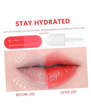 Beatifufu 2pcs Lip Plumper Gloss Duo - Moisturizing & Plumping Lip Care Set, Rosy Transparent - 5.3x1.8x1.8cm - Buy Online on GoSupps.com